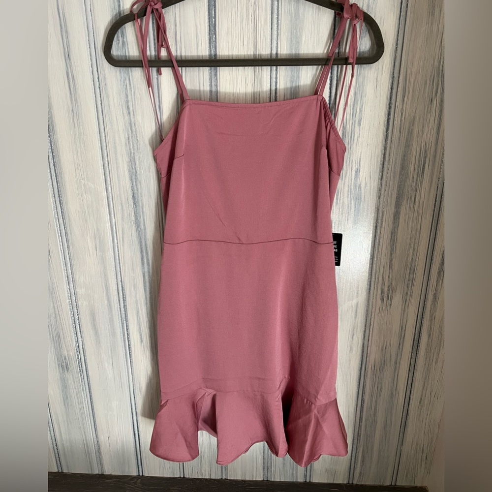 Express dress with shoulder ties